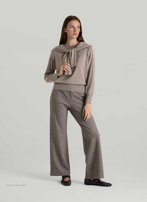 Pullover Rundhals 1/1 Arm width=