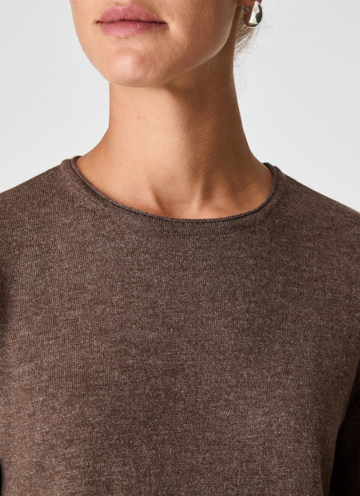 Pullover Rundhals 1/1 Arm, Hardwood Detailansicht 1