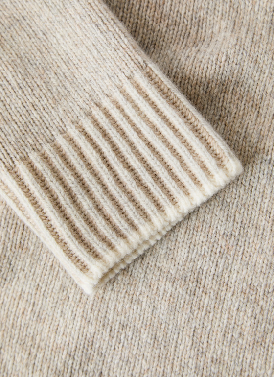 Pullover Stehkragen 1/1 Arm Gravel Path Frontansicht