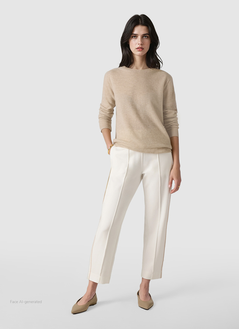 Pullover Rundhals 1/1 Arm width=