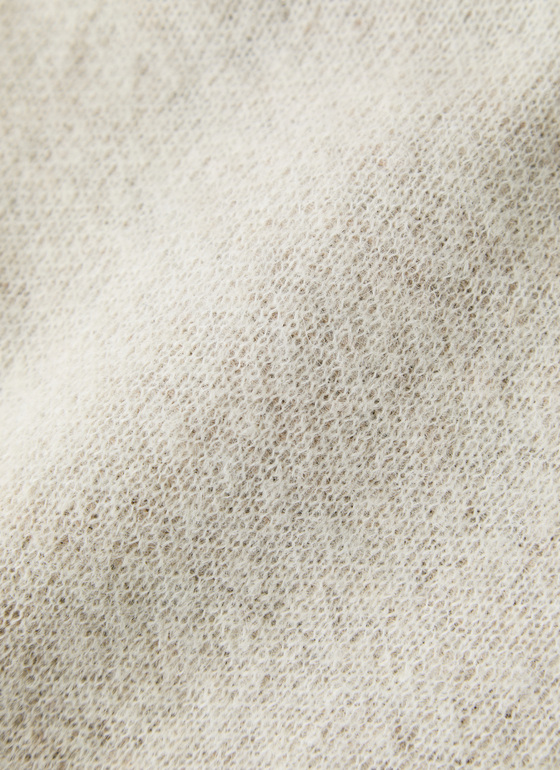 Pullover Rundhals 1/1 Arm New White Frontansicht