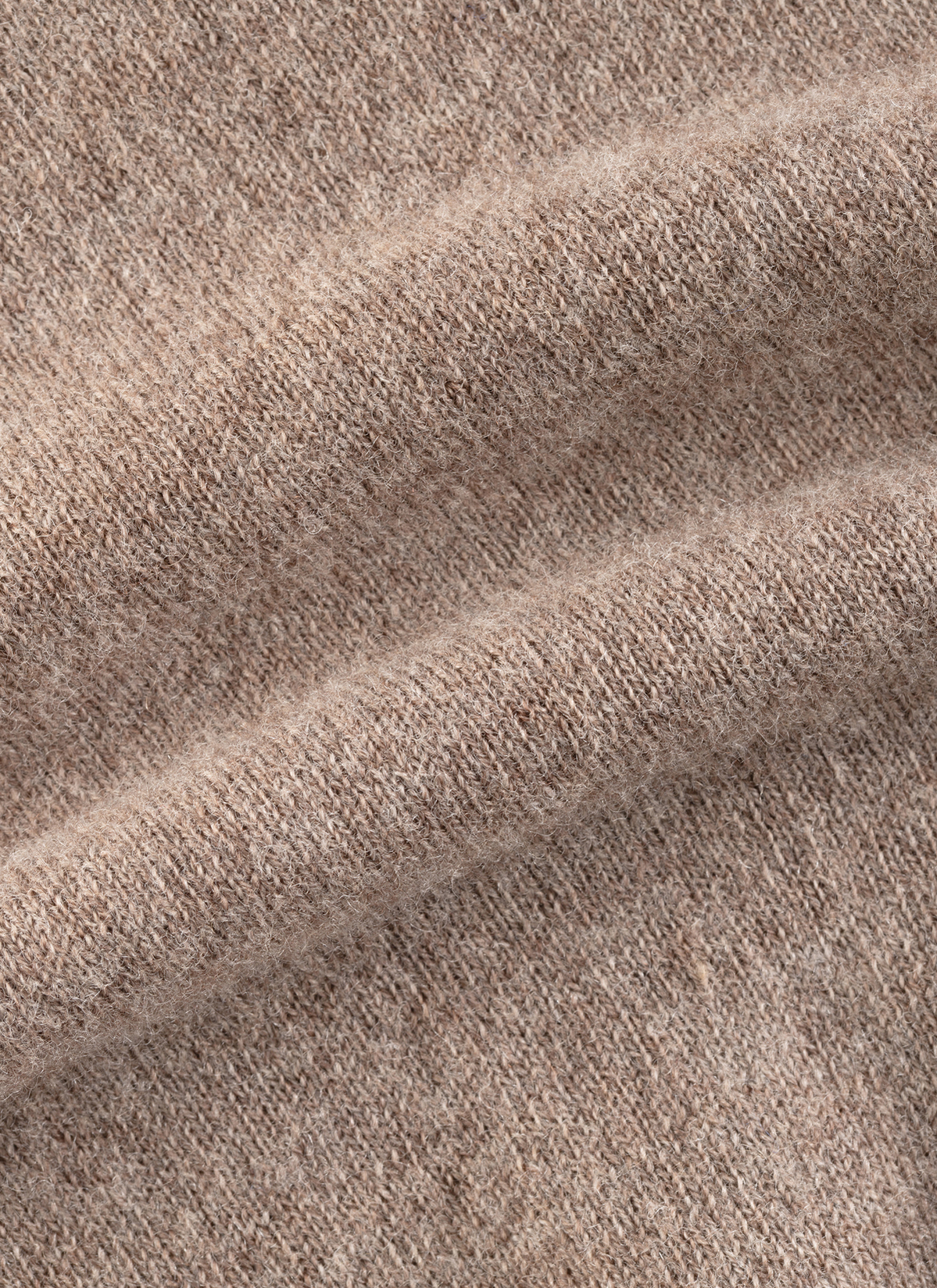 Pullover Stehkragen 1/1 Arm, Taupe Grey