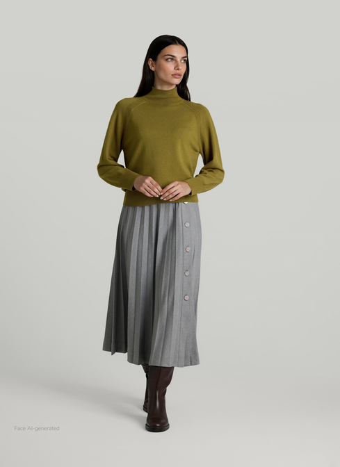 Pullover Stehkragen 1/1 Arm width=