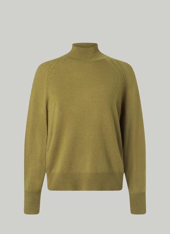 Pullover Stehkragen 1/1 Arm Autumn Forest Frontansicht