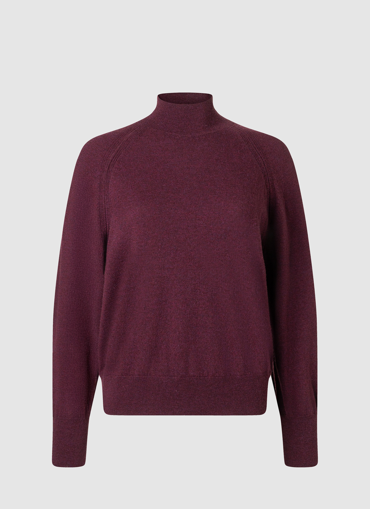 Pullover Stehkragen 1/1 Arm, Oxid Red