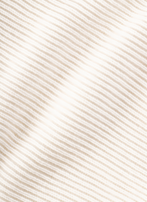 Pullover Rundhals 1/1 Arm Off White Frontansicht