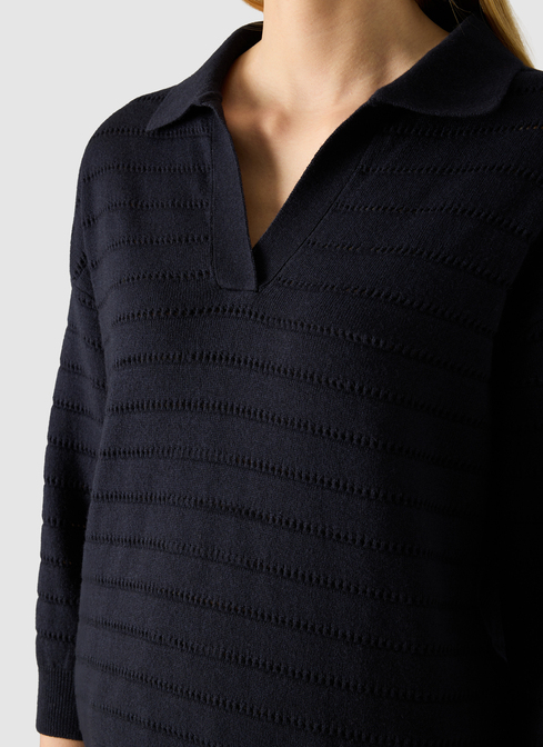 Pullover Polo 1/2 Arm width=