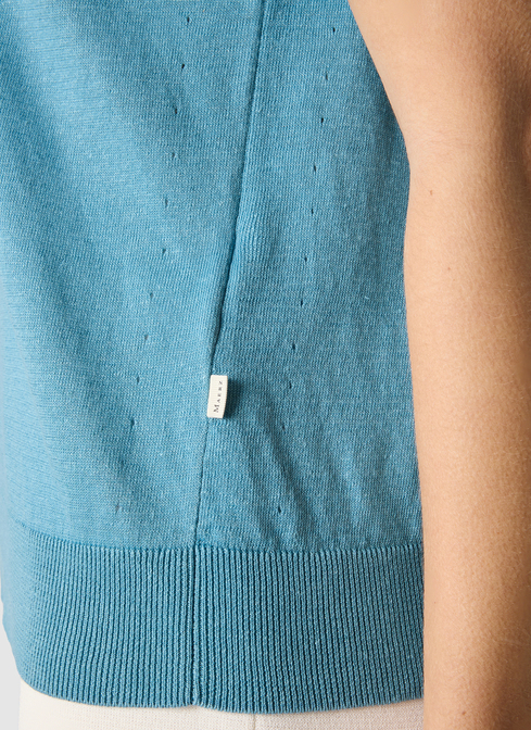Pullover Rundhals 1/2 Arm width=