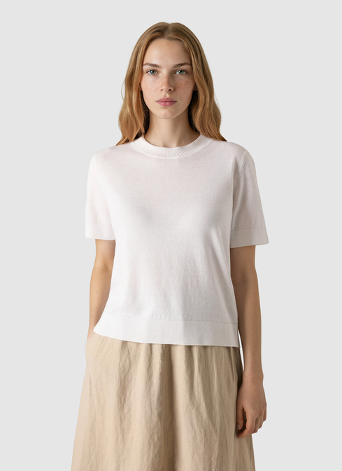 Pullover Rundhals 1/2 Arm width=