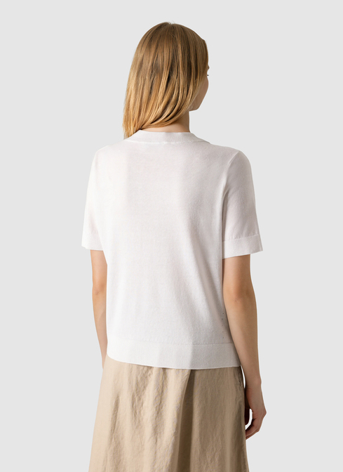 Pullover Rundhals 1/2 Arm width=