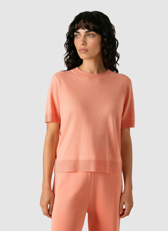 Pullover Rundhals 1/2 Arm Coral Reef Frontansicht