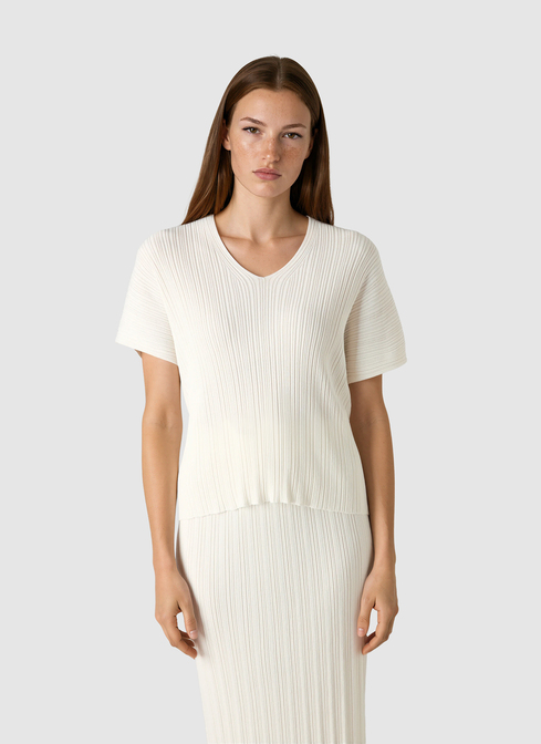 Pullover V-Neck 1/2 Arm width=