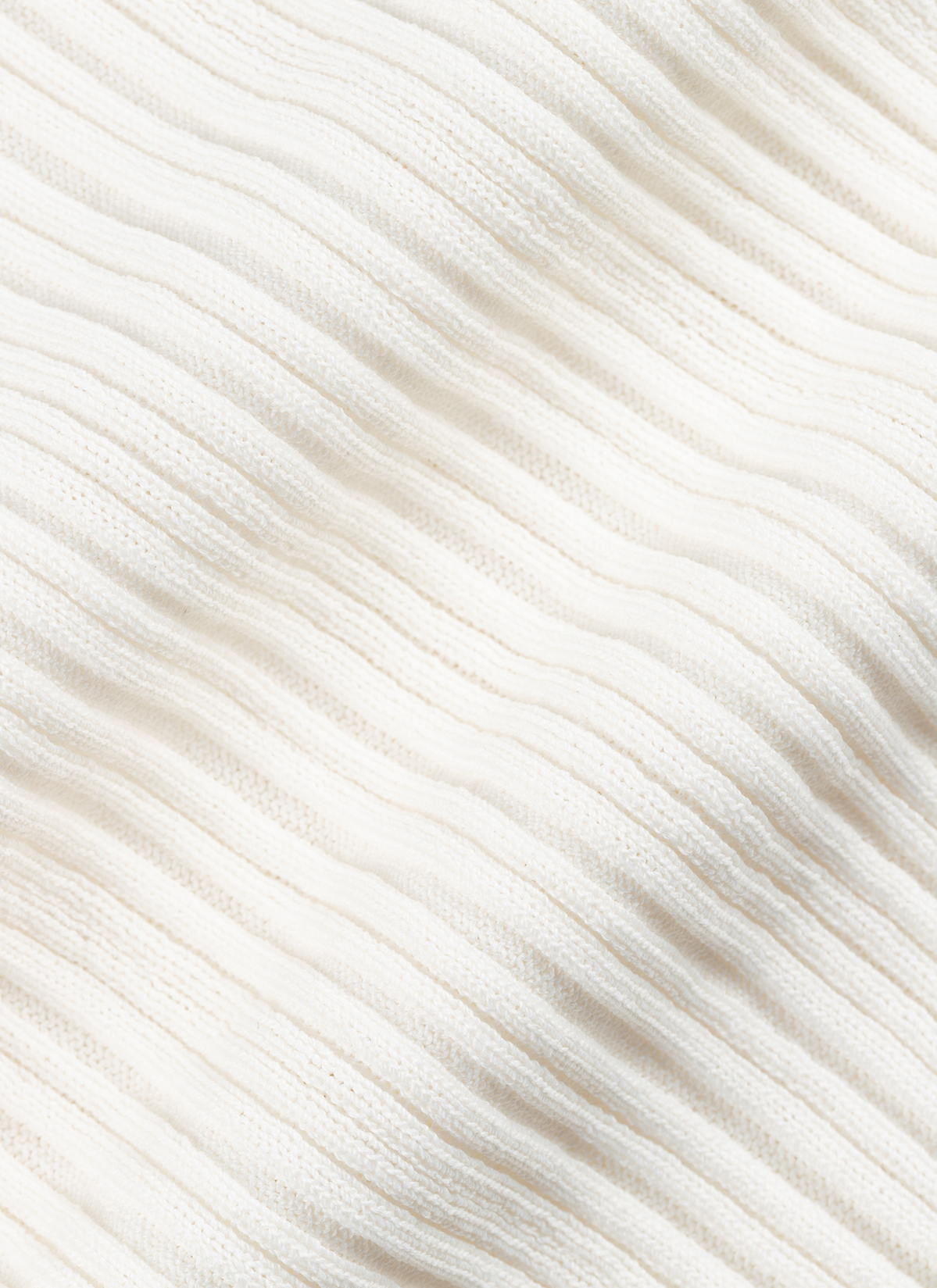 Pullover V-Neck 1/2 Arm, Off White