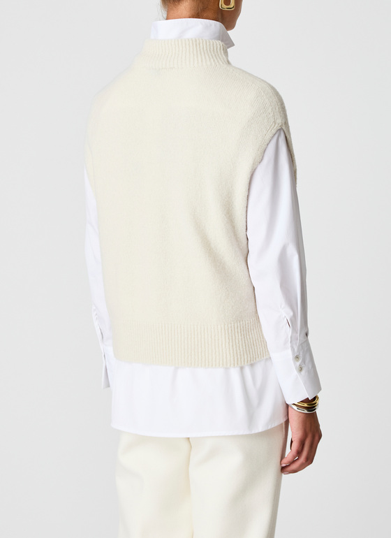 Pullunder New White Frontansicht