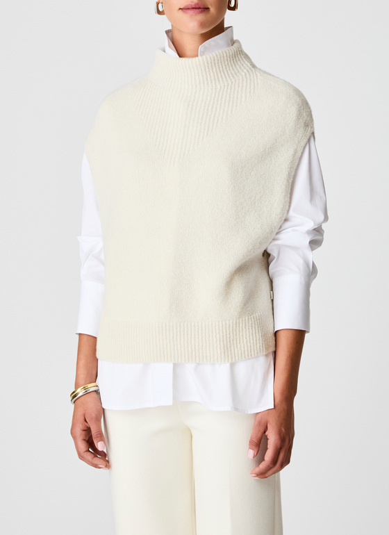 Pullunder New White Frontansicht