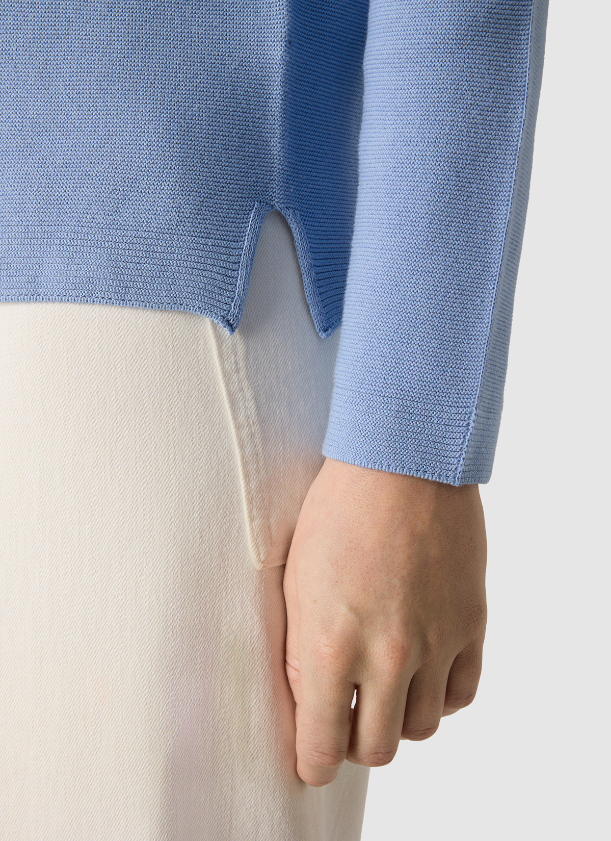 Pullover V-Ausschnitt 1/1 Arm, Endless Sky Detailansicht 1