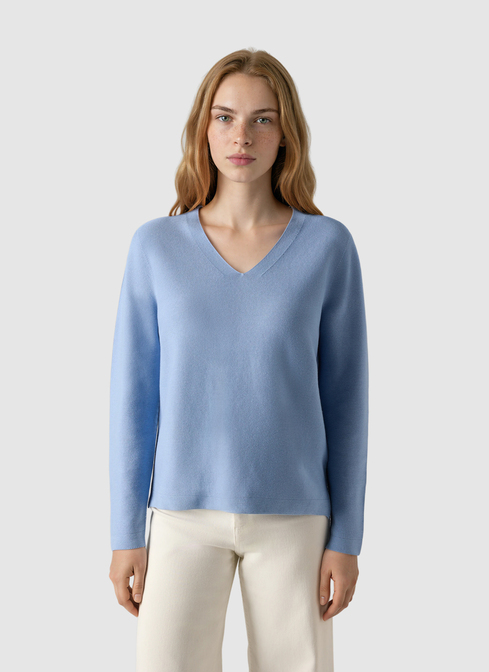 Pullover V-Ausschnitt 1/1 Arm width=