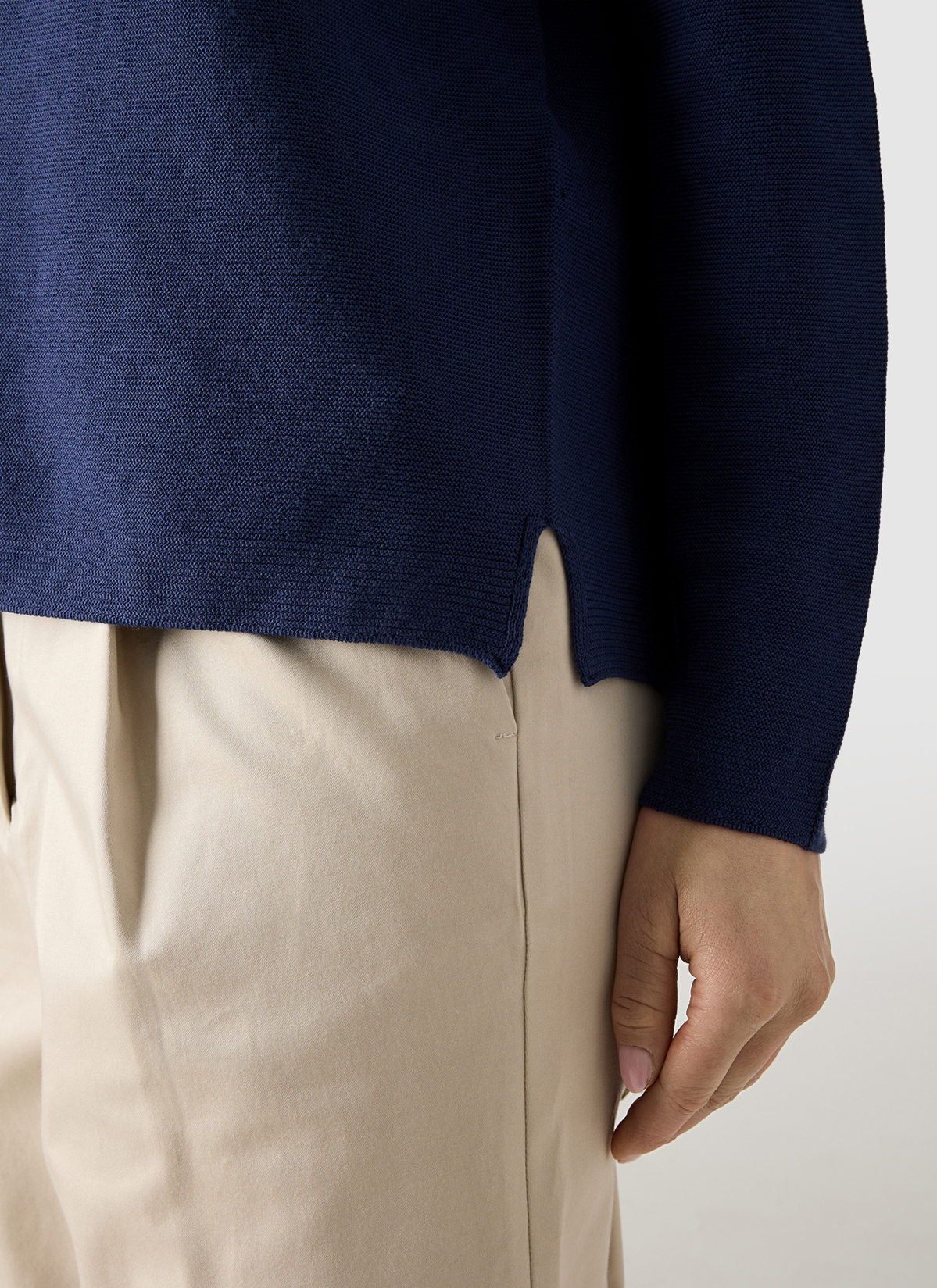 Pullover V-Ausschnitt 1/1 Arm, Midnight Sail Detailansicht 1