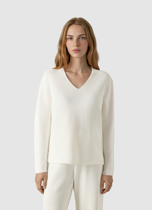 Pullover V-Ausschnitt 1/1 Arm width=