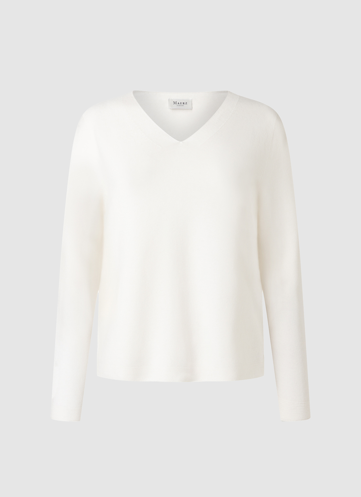 Pullover V-Ausschnitt 1/1 Arm, New White 