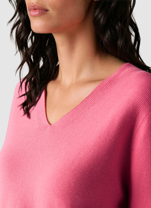 Pullover V-Ausschnitt 1/1 Arm width=
