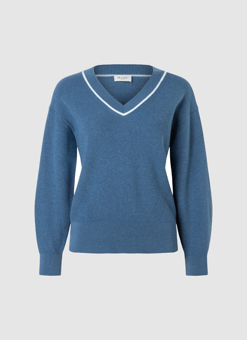 Pullover V-Ausschnitt 1/1 Arm width=