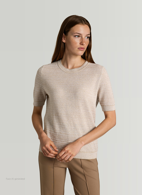 Pullover Rundhals 1/1 Arm width=