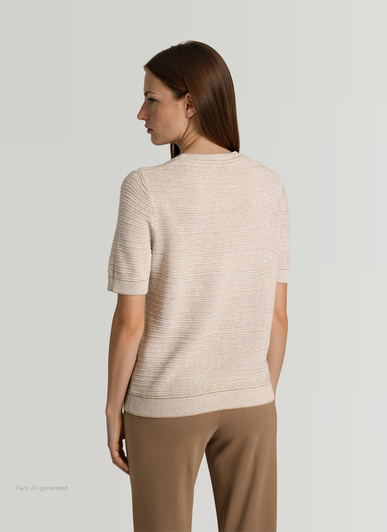 Pullover Rundhals 1/1 Arm Beach Frontansicht