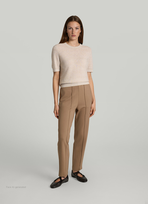 Pullover Rundhals 1/1 Arm width=