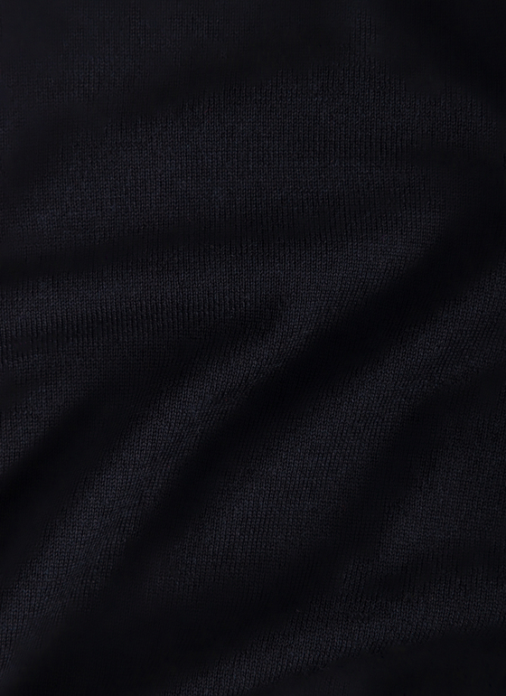 Pullover Rundhals 1/1 Arm Navy Frontansicht