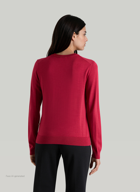 Pullover Rundhals 1/1 Arm width=