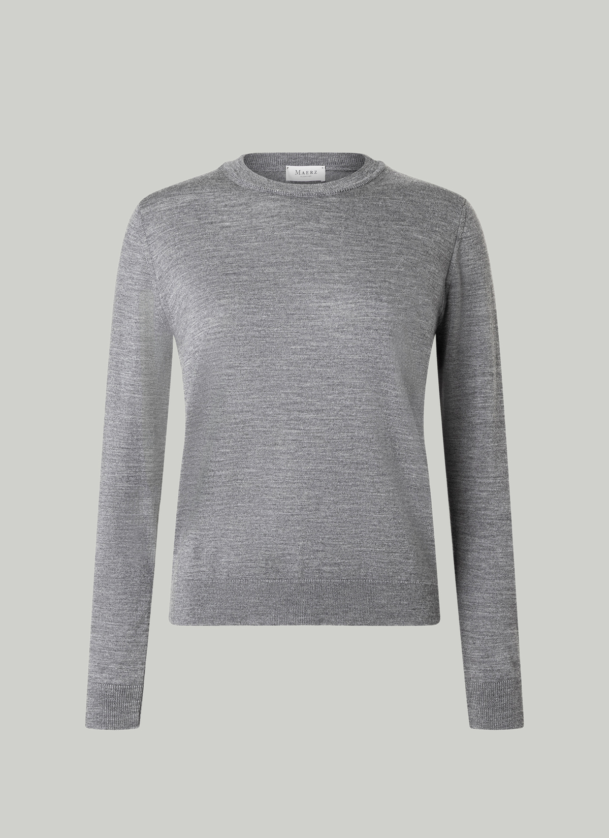 Pullover Rundhals 1/1 Arm, Shark Skin