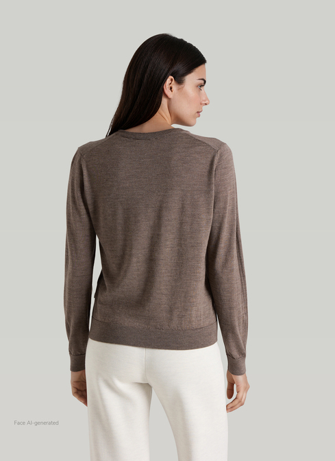 Pullover V-Ausschnitt 1/1 Arm width=
