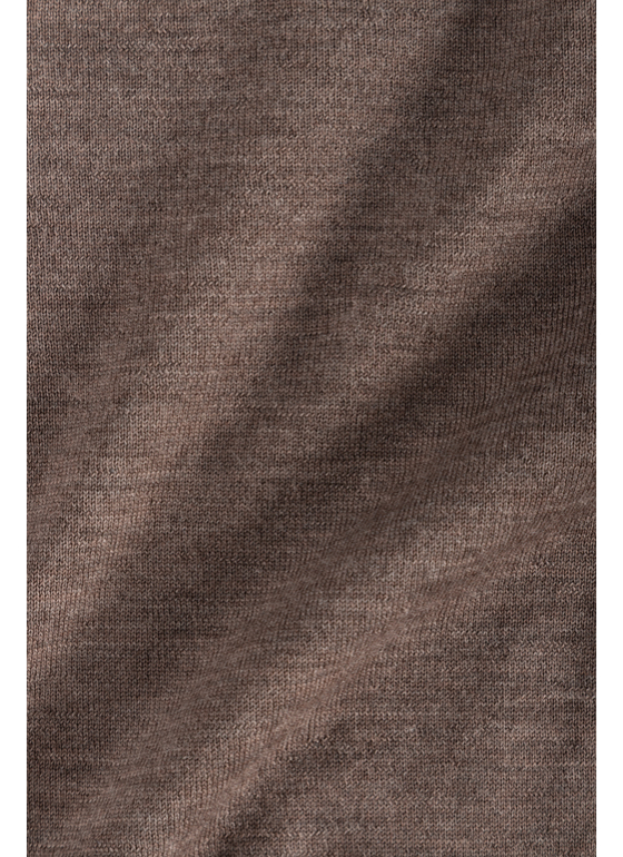 Pullover V-Ausschnitt 1/1 Arm Brownie Frontansicht