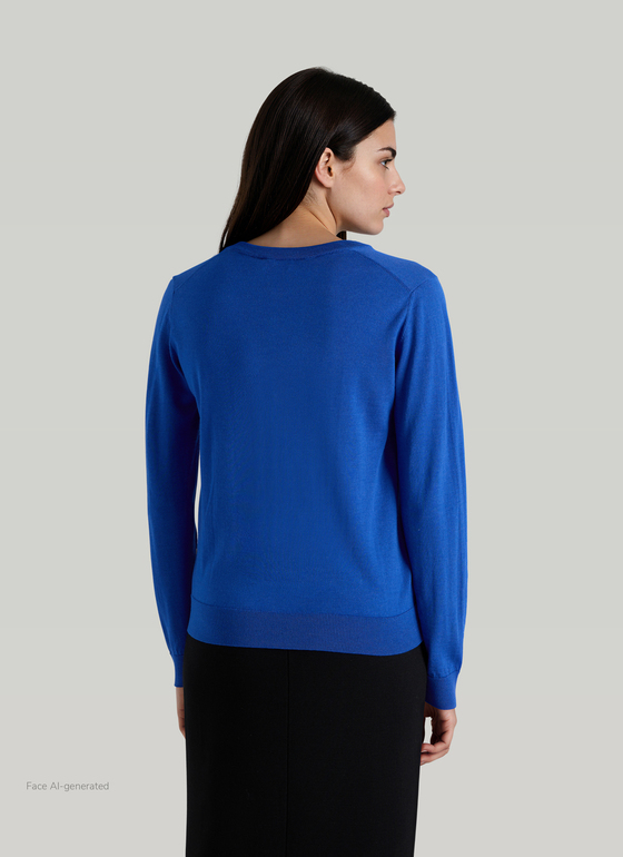 Pullover V-Ausschnitt 1/1 Arm Nordic Light Frontansicht