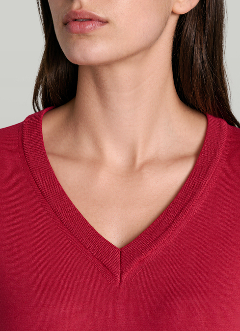 Pullover V-Ausschnitt 1/1 Arm width=