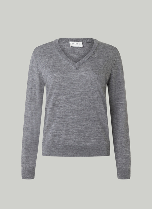 Pullover V-Ausschnitt 1/1 Arm width=