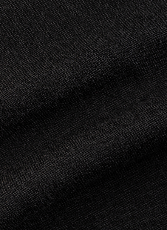 Pullover V-Ausschnitt 1/1 Arm Black Frontansicht