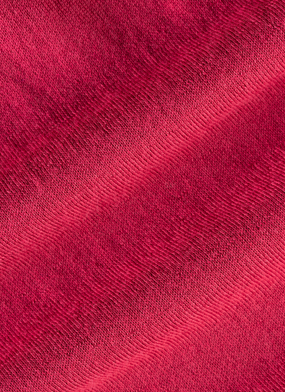 Pullover Rundhals 1/1 Arm Peony Red Frontansicht