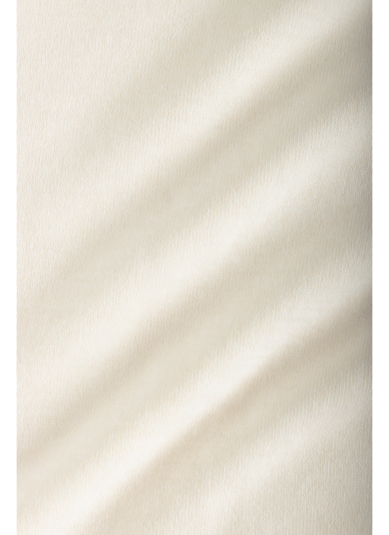 Pullover Rundhals 1/1 Arm New White Frontansicht