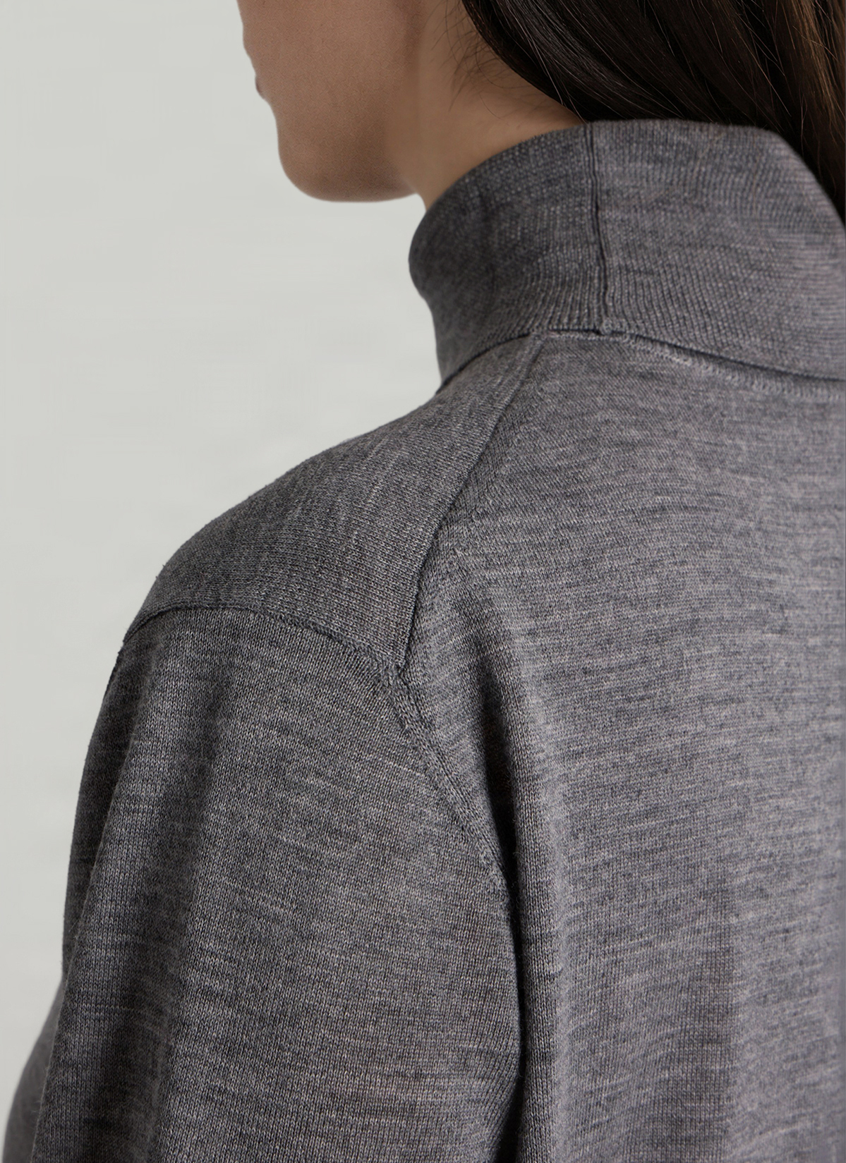 Pullover Rundhals 1/1 Arm, Shark Skin Detailansicht 1