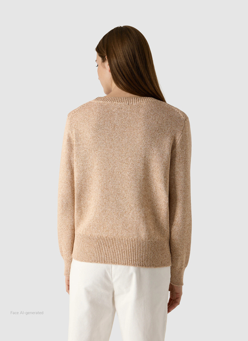 Pullover Rundhals 1/1 Arm width=
