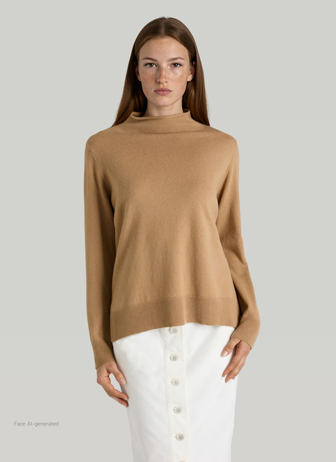 Pullover Stehkragen 1/1 Arm width=