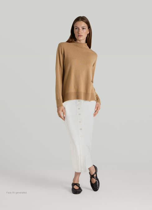 Pullover Stehkragen 1/1 Arm width=