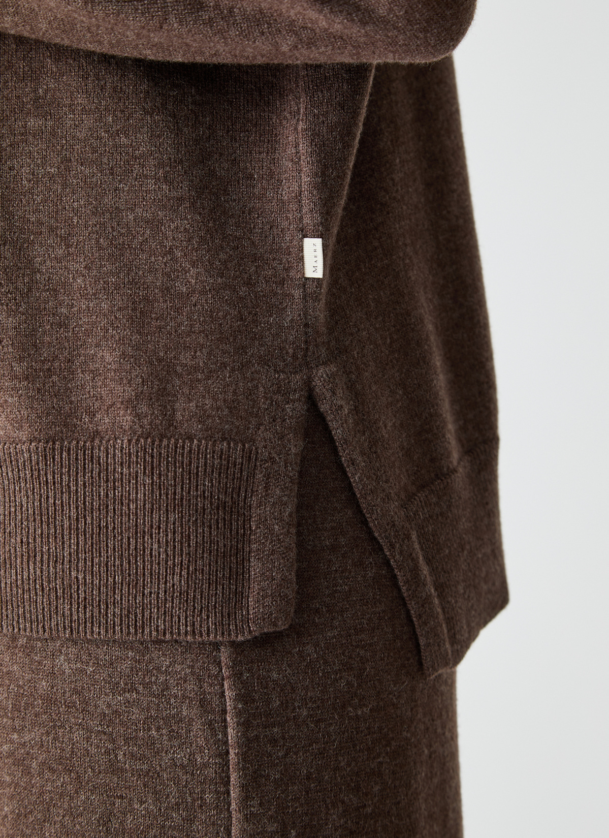 Pullover Stehkragen 1/1 Arm, Hardwood Detailansicht 1