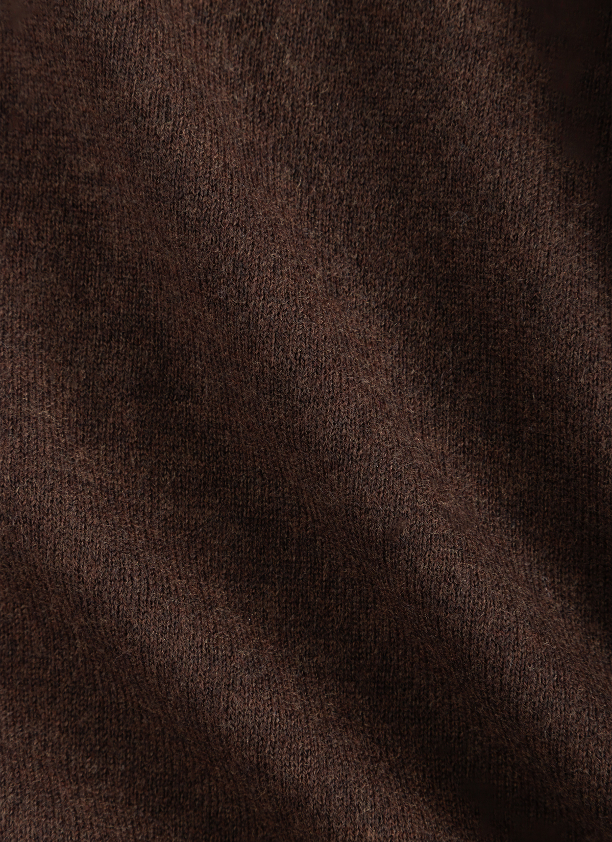 Pullover Stehkragen 1/1 Arm, Dark Coffee 