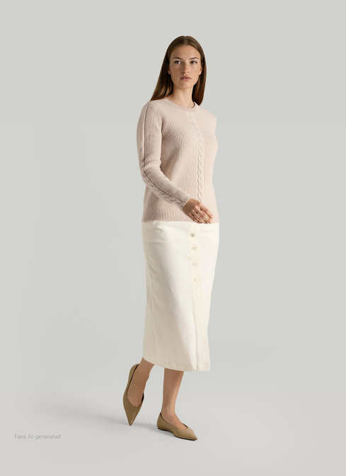 Pullover Rundhals 1/1 Arm width=