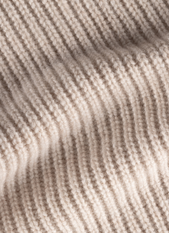 Pullover Rundhals 1/1 Arm Frosted Dune Frontansicht