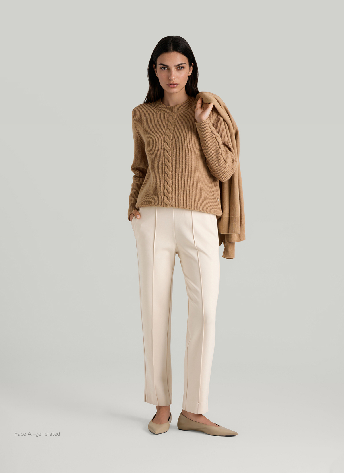 Pullover Rundhals 1/1 Arm, Pumpkin Spice Detailansicht 2