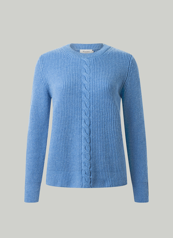 Pullover Rundhals 1/1 Arm Dutch Blue Frontansicht